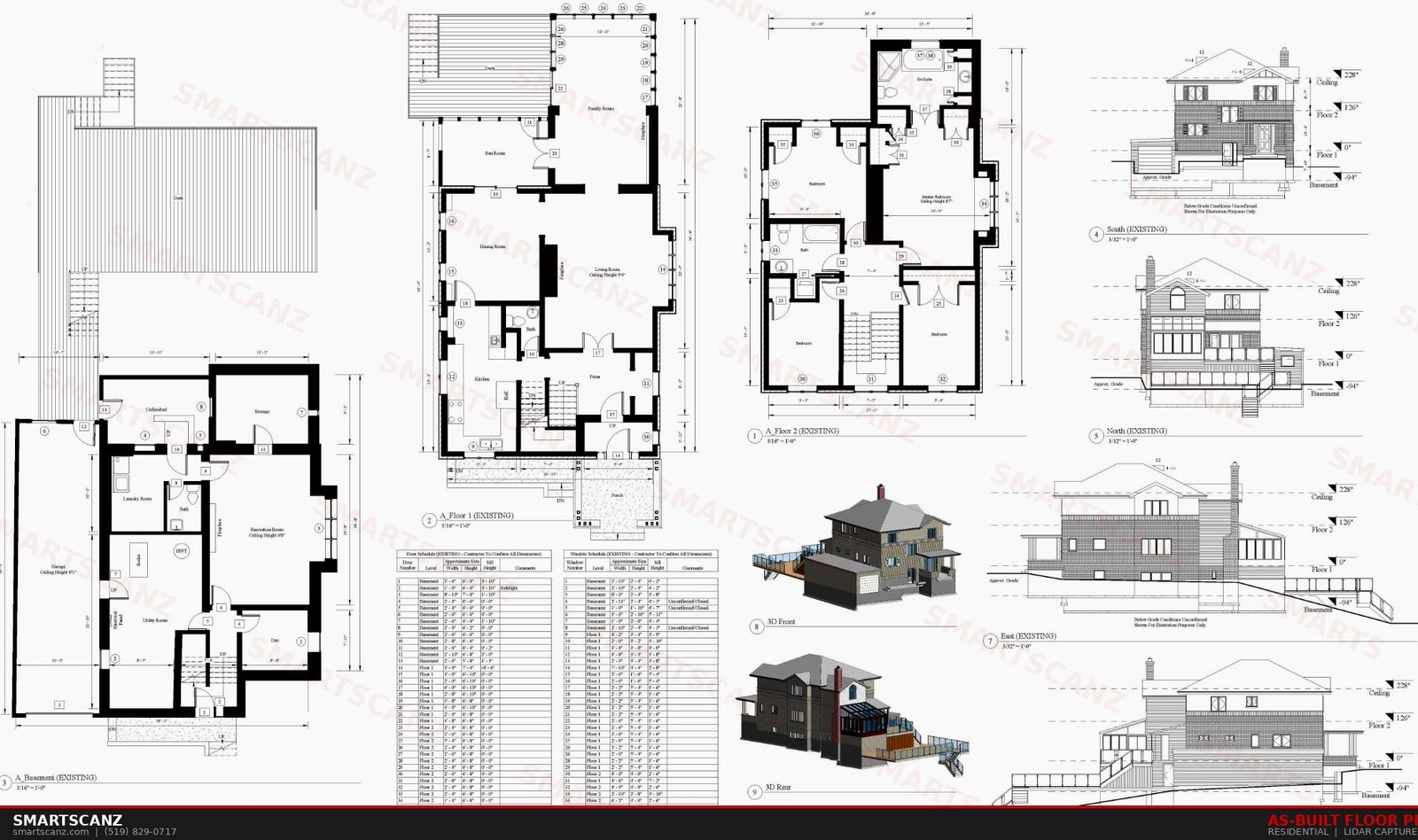 Residential As-Built Floor Plan