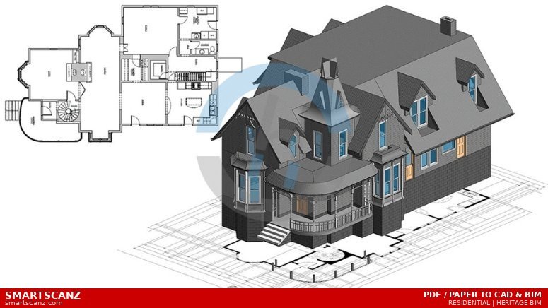 Heritage Residential PDF to BIM